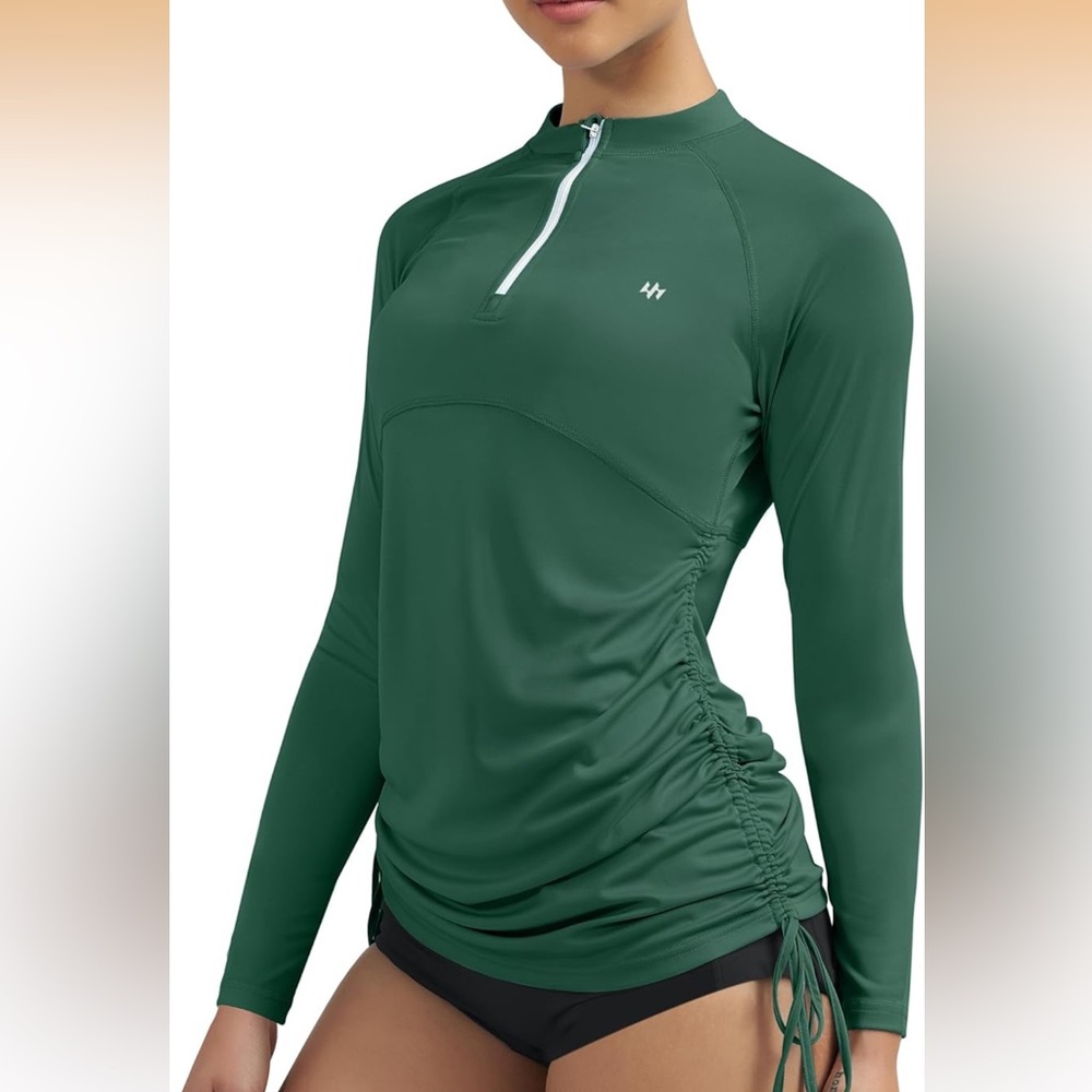 UPF 50+ Sun Protection Clothing Swim Shirt